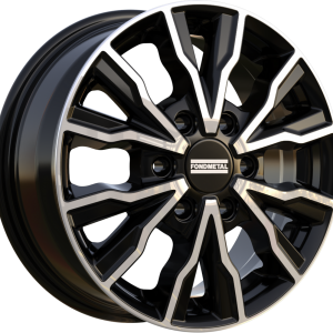 4 LLANTAS FONDMETAL PRO2 EN 17 PULGADAS CON ACABADO GLOSSY BLACK MACHINED