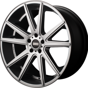4 LLANTAS FONDMETAL STC-10 EN 22 PULGADAS CON ACABADO GLOSSY SILVER