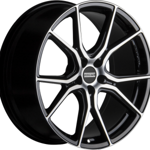 4 LLANTAS FONDMETAL STC-45 EN 20 PULGADAS CON ACABADO GLOSSY BLACK MACHINED