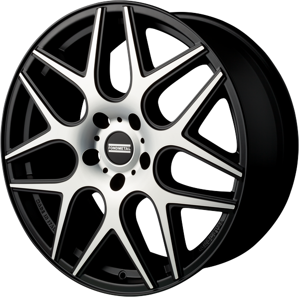 4 LLANTAS FONDMETAL STC-MS EN 20 PULGADAS CON ACABADO MATT BLACK MACHINED