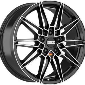 4 LLANTAS FONDMETAL THOE EN 18 PULGADAS CON ACABADO GLOSSY BLACK MACHINED