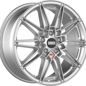 4 LLANTAS FONDMETAL THOE EN 18 PULGADAS CON ACABADO GLOSSY SILVER