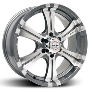 4 LLANTAS FOX TRUCKSTAR EN 20 PULGADAS CON ACABADO MATT ANTHRACITE W/ POLISHED FACE