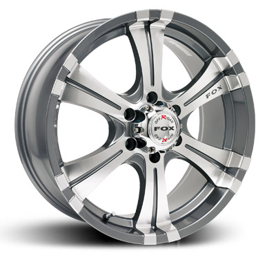 4 LLANTAS FOX TRUCKSTAR EN 20 PULGADAS CON ACABADO MATT ANTHRACITE W/ POLISHED FACE