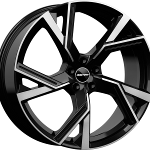 4 LLANTAS GMP ANGEL EN 18 PULGADAS CON ACABADO BLACK DIAMOND