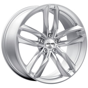 4 LLANTAS GMP ATOM EN 17 PULGADAS CON ACABADO SILVER