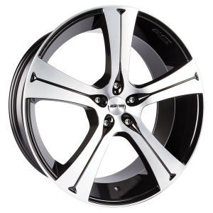 4 LLANTAS GMP BURAN EN 18 PULGADAS CON ACABADO BLACK DIAMOND