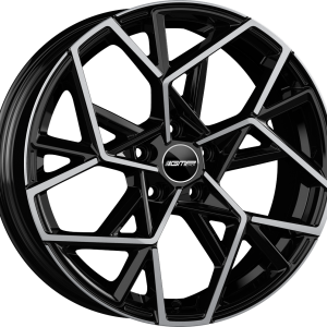 4 LLANTAS GMP CARTESIO EN 20 PULGADAS CON ACABADO BLACK DIAMOND