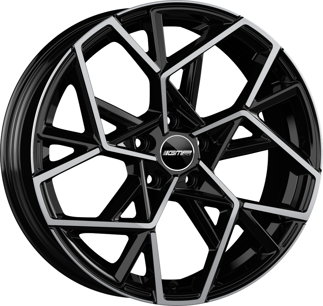 4 LLANTAS GMP CARTESIO EN 20 PULGADAS CON ACABADO BLACK DIAMOND