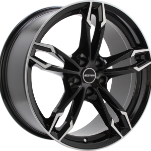 4 LLANTAS GMP DEA EN 20 PULGADAS CON ACABADO BLACK DIAMOND