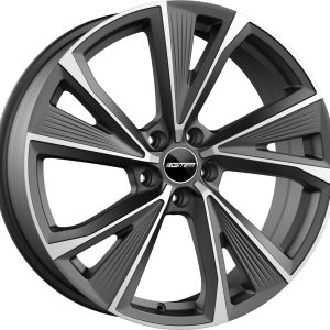 4 LLANTAS GMP EVENTO EN 18 PULGADAS CON ACABADO MATT ANTHRACITE DIAMOND