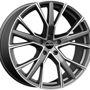 4 LLANTAS GMP GUNNER EN 18 PULGADAS CON ACABADO MATT ANTHRACITE DIAMOND