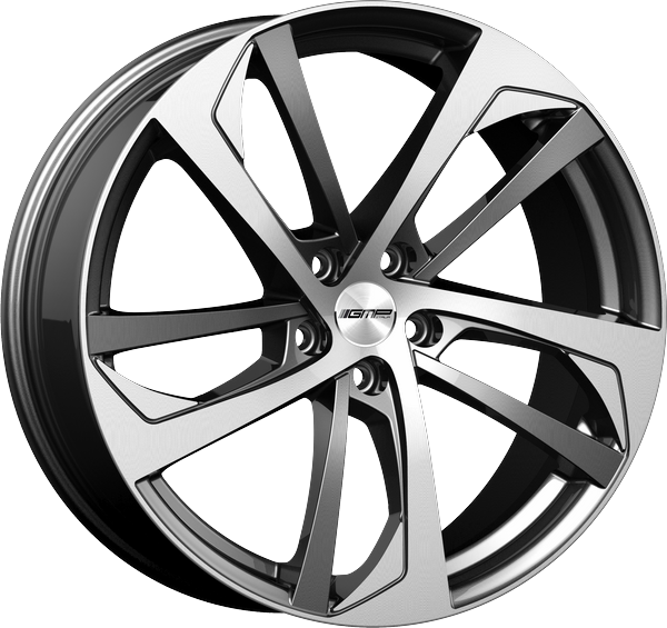 4 LLANTAS GMP KATANA EN 18 PULGADAS CON ACABADO ANTHRACITE DIAMOND