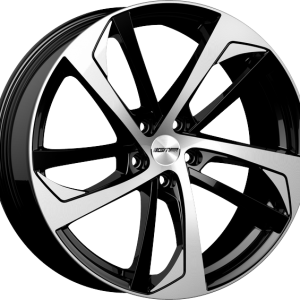4 LLANTAS GMP KATANA EN 18 PULGADAS CON ACABADO BLACK DIAMOND