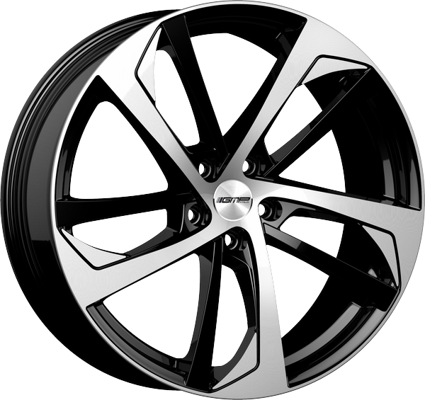 4 LLANTAS GMP KATANA EN 20 PULGADAS CON ACABADO BLACK DIAMOND