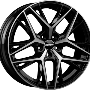 4 LLANTAS GMP LUNICA EN 18 PULGADAS CON ACABADO BLACK DIAMOND