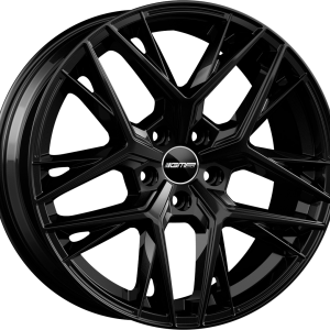 4 LLANTAS GMP LUNICA EN 18 PULGADAS CON ACABADO GLOSSY BLACK