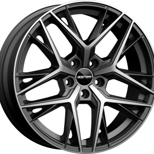 4 LLANTAS GMP LUNICA EN 20 PULGADAS CON ACABADO MATT ANTHRACITE DIAMOND