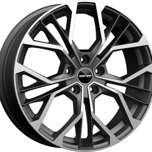 4 LLANTAS GMP MATISSE 4 EN 15 PULGADAS CON ACABADO MATT ANTHRACITE DIAMOND