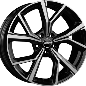 4 LLANTAS GMP MENTOR EN 17 PULGADAS CON ACABADO BLACK DIAMOND
