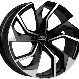 4 LLANTAS GMP REBEL EN 22 PULGADAS CON ACABADO BLACK DIAMOND