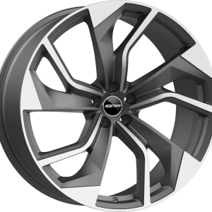 4 LLANTAS GMP REBEL EN 23 PULGADAS CON ACABADO MATT ANTHRACITE DIAMOND