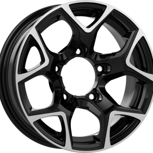 4 LLANTAS GMP SJ15 EN 15 PULGADAS CON ACABADO BLACK DIAMOND