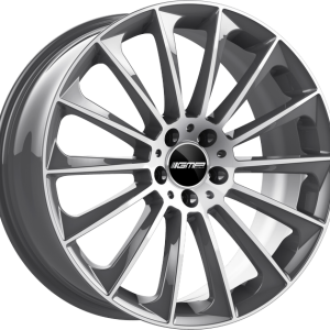 4 LLANTAS GMP STELLAR EN 18 PULGADAS CON ACABADO ANTHRACITE DIAMOND