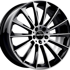 4 LLANTAS GMP STELLAR EN 17 PULGADAS CON ACABADO BLACK DIAMOND