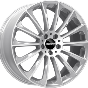 4 LLANTAS GMP STELLAR EN 17 PULGADAS CON ACABADO SILVER