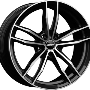 4 LLANTAS GMP SWAN EN 17 PULGADAS CON ACABADO BLACK DIAMOND