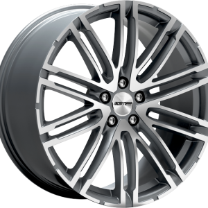 4 LLANTAS GMP TARGA EN 21 PULGADAS CON ACABADO ANTHRACITE DIAMOND