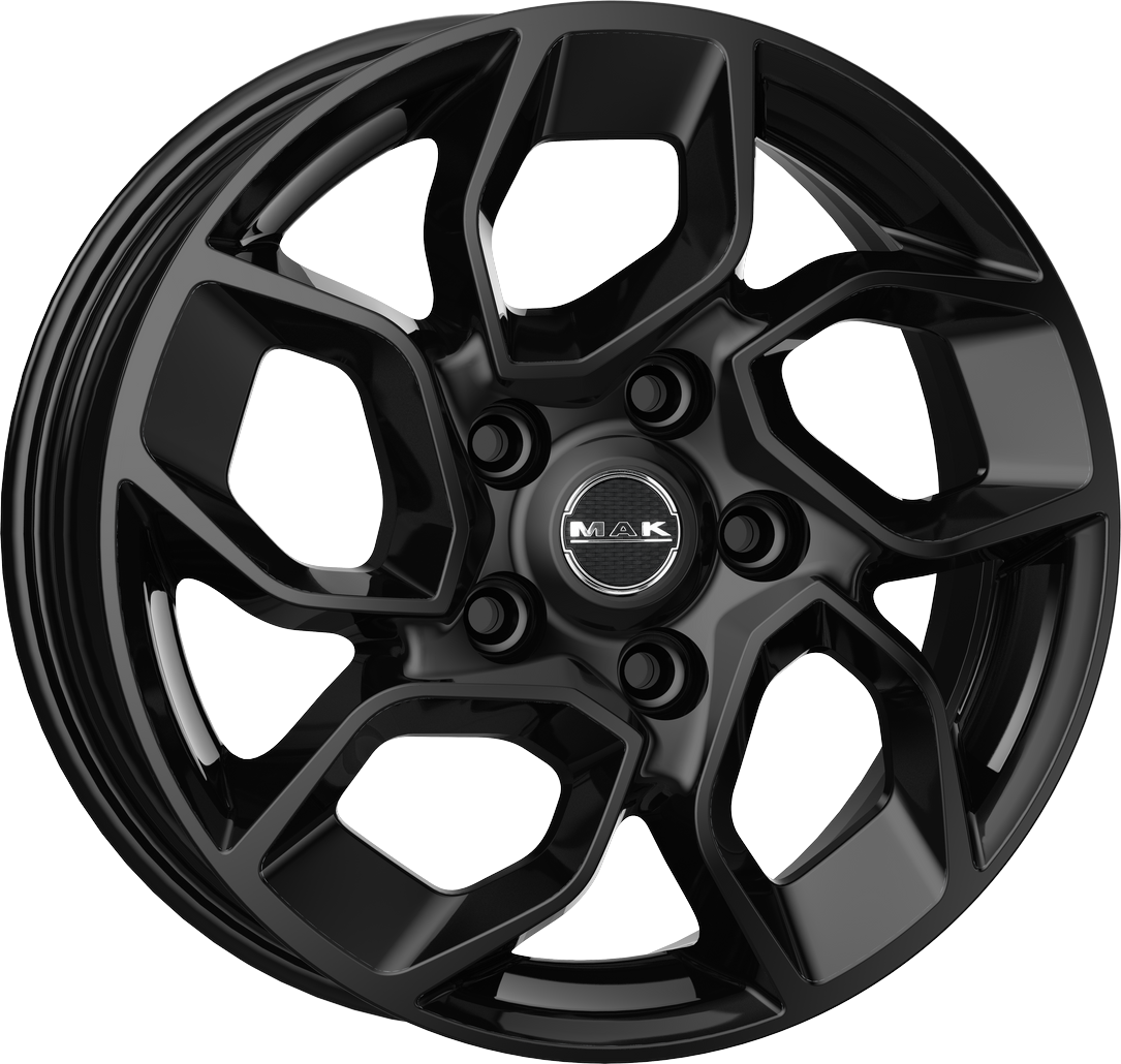 4 LLANTAS MAK EXPRESS EN 18 PULGADAS CON ACABADO GLOSS BLACK