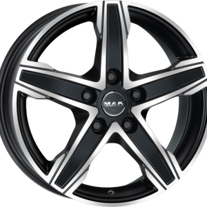 4 LLANTAS MAK KING 5 EN 18 PULGADAS CON ACABADO ICE BLACK