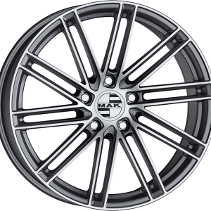 4 LLANTAS MAK LEIPZIG EN 22 PULGADAS CON ACABADO GUN METALLIC MIRROR FACE