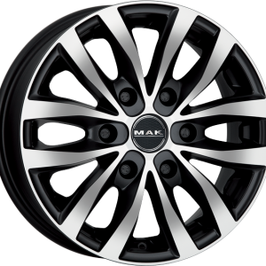 4 LLANTAS MAK LOAD 6 EN 16 PULGADAS CON ACABADO ICE BLACK