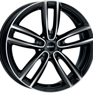 4 LLANTAS MAK OXFORD EN 19 PULGADAS CON ACABADO BLACK MIRROR