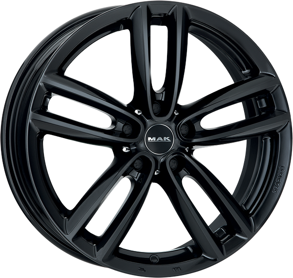 4 LLANTAS MAK OXFORD EN 16 PULGADAS CON ACABADO GLOSS BLACK