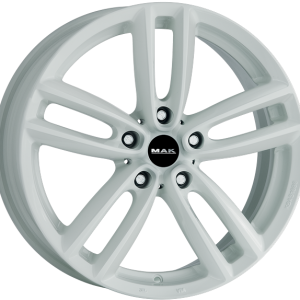 4 LLANTAS MAK OXFORD EN 19 PULGADAS CON ACABADO GLOSS WHITE