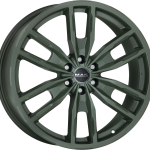 4 LLANTAS MAK PEAK EN 20 PULGADAS CON ACABADO ARMY GREEN