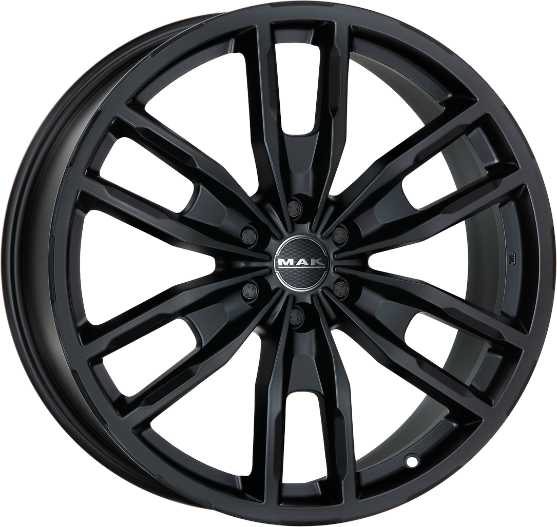 4 LLANTAS MAK PEAK EN 20 PULGADAS CON ACABADO MATT BLACK