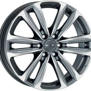 4 LLANTAS MAK SAFARI 6 EN 20 PULGADAS CON ACABADO GUN METALLIC MIRROR FACE