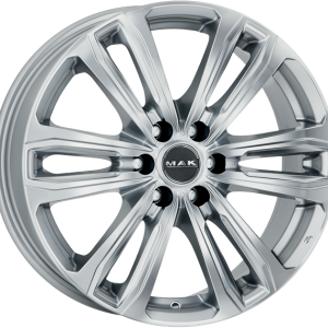 4 LLANTAS MAK SAFARI 6 EN 20 PULGADAS CON ACABADO SILVER