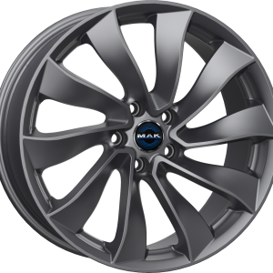 4 LLANTAS MAK SOLAR EN 20 PULGADAS CON ACABADO GLOSS GUN METALLIC