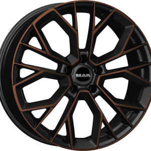 4 LLANTAS MAK STILO EN 21 PULGADAS CON ACABADO BLACK & BRONZE