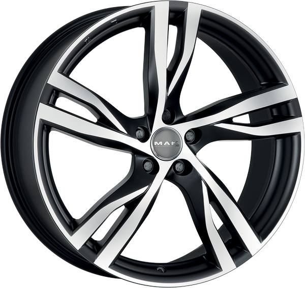 4 LLANTAS MAK STOCKHOLM EN 16 PULGADAS CON ACABADO ICE BLACK