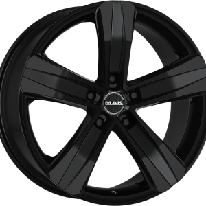 4 LLANTAS MAK STONE 5 EN 18 PULGADAS CON ACABADO GLOSS BLACK