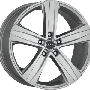 4 LLANTAS MAK STONE 5 EN 17 PULGADAS CON ACABADO SILVER
