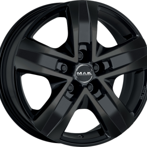 4 LLANTAS MAK STONE 5 VAN EN 15 PULGADAS CON ACABADO GLOSS BLACK
