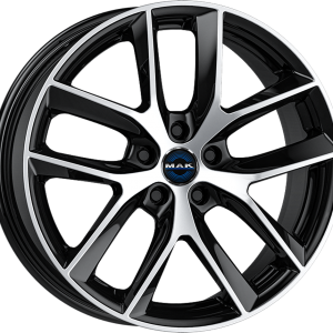 4 LLANTAS MAK VOLTAGE EN 19 PULGADAS CON ACABADO BLACK MIRROR
